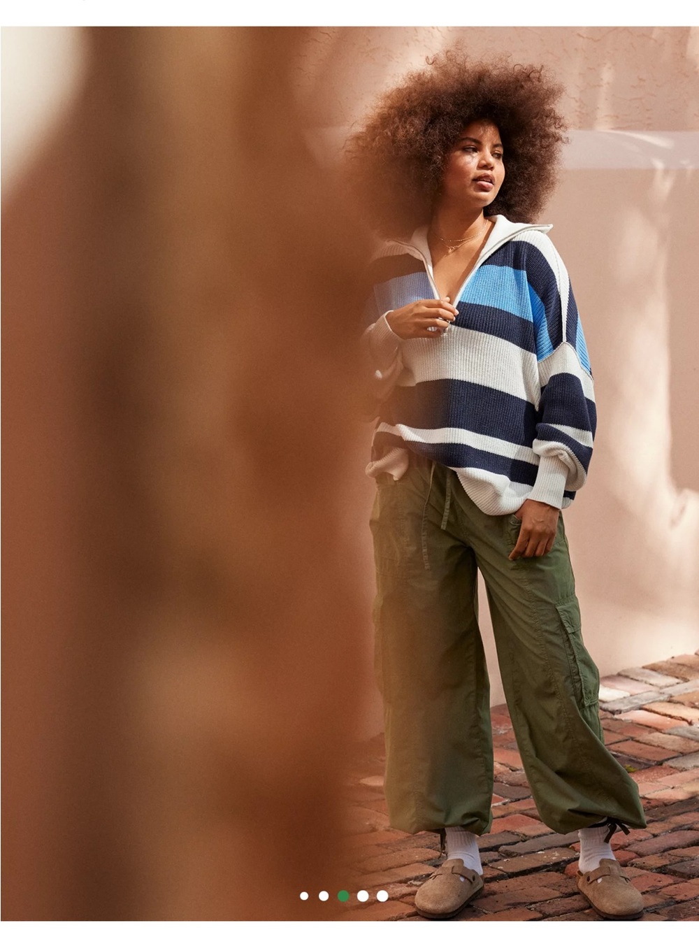 Aerie High Waisted Go-For-It Baggy Cargo Pant - Picture 9 of 9